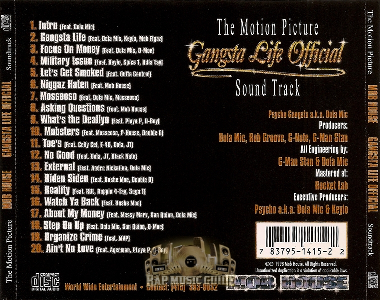 Mob House - Gangsta Life Official: CD | Rap Music Guide